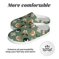 thumbnail image 6 of Balery Animal Heads Pattern Women's Fuzzy Memory Foam Slippers Fluffy Winter House Shoes Indoor and Outdoor-35/36, 6 of 7