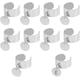 thumbnail image 1 of 10 anillos de acero inoxidable con dijes para mujer, redondos, ajustables, con dijes redondos, abiertos., 1 of 6