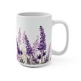 thumbnail image 3 of Gulf Coast Online Lavender Wildflower Floral Mug 15oz White Ceramic Tea Cup, 3 of 4