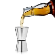 True Big Jig Stainless Steel Double Jigger, Home Bar, Party, 1oz and 1.5oz