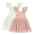 thumbnail image 3 of Esho Toddler Girls Sleeveless Dresses Baby Hollow Out Lace Princess Dress Sundress 6M-4Y, 3 of 3