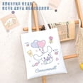 thumbnail image 3 of New Sanrio Cinnamoroll Cute Canvas Bag Ins Simple and Large Capacity Student Class Book Tutorial Bag Tote Bag Gift, 3 of 7
