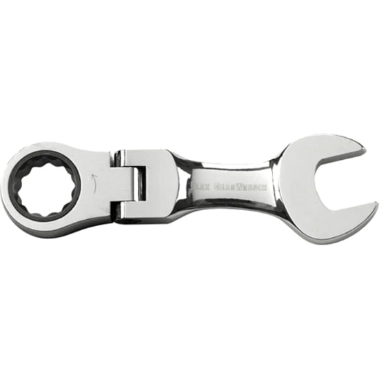 GEARWRENCH 9575 5/8-Inch Stubby Flex-Head Combination Ratcheting Wrench