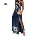thumbnail image 3 of Robe Confortable Élégante Anotherchill pour Femmes Été Robes Longues pour Femmes Anotherchill Article Décontracté Robe Bleue TG, 3 of 5