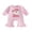 Pink, variant on Cjfdfy Newborn Baby Girl Christmas Outfit Christmas Santa Embroidery Long Sleeve Ruffled Flared Pants Bodysuit Infant Cute My First Christmas Fall Winter Clothes 0-18M