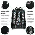 thumbnail image 5 of Tilami Rolling Backpack 19 inch with Lunch Bag Wheeled Roller Backpack for Boys and Girls, 5 of 7