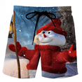 thumbnail image 3 of Pantalones de playa navideños para hombre, bañadores de secado rápido con forro de malla, pantalones cortos de tabla de verano para hombre, bañadores, calzoncillos, pantalones de gimnasio, 3 of 5
