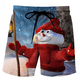 thumbnail image 3 of Pantalones de playa navideños para hombre, bañadores de secado rápido con forro de malla, pantalones cortos de tabla de verano para hombre, bañadores, calzoncillos, pantalones de gimnasio, 3 of 5