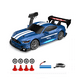 thumbnail image 3 of Drift Car De 2,4 Ghz, 1:24 A 20 Km/h, 4wd Con Luces Y Ruedas Belug Azul, 3 of 5