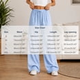 thumbnail image 2 of Bosfbaoi Sweatpants for Women Striped Wide Leg Drawstring Elastic Waist Loose Casual Trousers with Pockets, 2 of 7