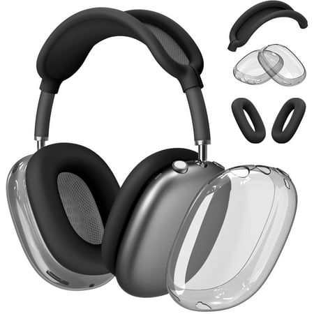 HODESunPure【3 in 1】 Case Cover for AirPods Max Headphones Anti-Scratch Sweat-Proof Ear Pad Covers/Ear Cups Cover/Headband Cover Protectorfor Apple AirPods Max