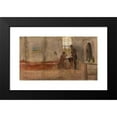 thumbnail image 2 of Charles Conder 14x10 Black Modern Framed Museum Art Print Titled - Impressionists’ Camp, 2 of 5