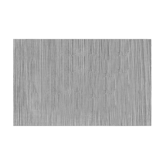 Clearance! Miyuadkai Washable Indoor/Outdoor Vinyl Place Mats for Dining Table Durable Pvc Weave Table Mats Placemat on Sale Grey