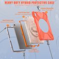 thumbnail image 4 of Allytechgroup Heavy Duty Tablet Case for Apple iPad A16 11th Generation 11" 2025 / iPad 10th Generation 10.9" 2022, Shockproof Case with Rotating Stand, Hand Strap, and Detachable Shoulder Strap, 4 of 11