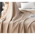 thumbnail image 2 of Blanket King Size Cozy Soft Lightweight Cotton Blanket, All Season Breathable Blanket Throw for Couch Bed 59x78 In, 2 of 4