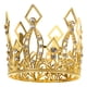 thumbnail image 5 of Corona dorada adorno para tarta Tiara adornos para tartas decoración de postres manualidades suministros para fiestas para cumpleaños boda, 5 of 6