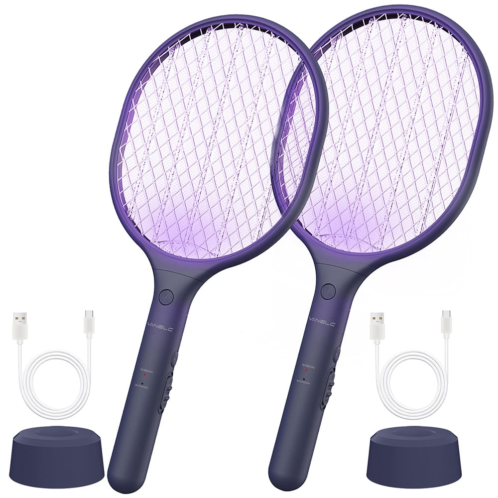3Layer Safety Mesh Bug Zapper Racket Flying Bug Zapper Pest Control