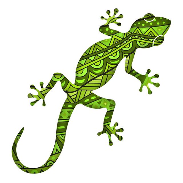 Next Innovations 101410019-BUTTERNUTGREEN 18 x 14 in. Butternut Green Medium Gecko Wall Art