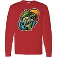 thumbnail image 3 of Inktastic Fishing Long Sleeve T-Shirt, 3 of 5