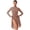 Dusty Pink, variant on Raenseen Women's Lyrical Dance Dress Long Sleeve Backless Skirt Leotard Modern Contemporary Dancewear Burgundy M