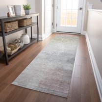 Addison Rugs Chantille Indoor/Outdoor Transitional Modern Beige Washable Runner Rug, 2'3" x 7'6"