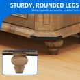 thumbnail image 2 of DEXTRUS Rustic Wood Nightstand with Charging Station, Bedside End Table with Drawers, Brown, 2 of 8