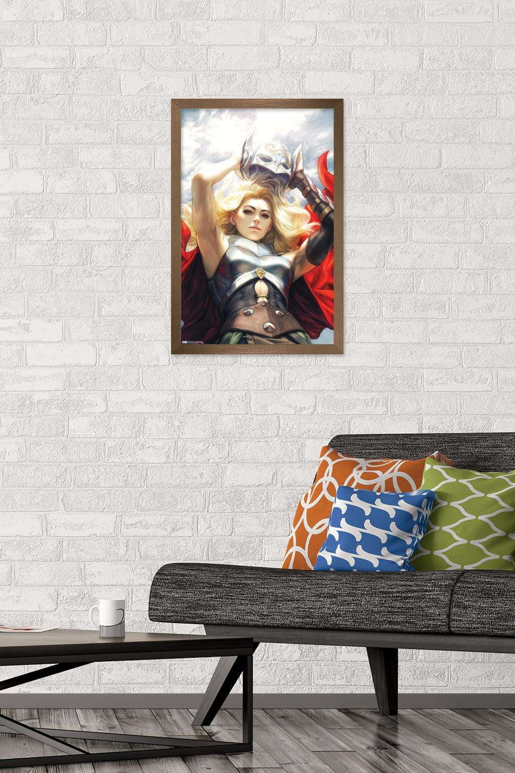 Marvel Comics - Thor - Mighty Thor #705 Wall Poster, 14.725" x 22.375", Framed