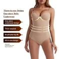 thumbnail image 6 of Womens Tummy Control Shapewear Bodysuit One Piece Full Body Shaper Waist Slimming Bodysuit Shaper, 6 of 10