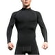 thumbnail image 2 of pstuiky Camisas de manga larga de invierno para hombre, Camisa deportiva transpirable de manga larga y cuello redondo para hombre, color liso Tops de hombre s, 2 of 9