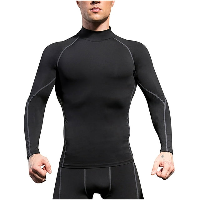 hotojiny Mens Gym Shirt Workout Slim Fit Short Sleeve Muscle T-Shirt Soft Performance Athletic Running Sun Protection Tee
