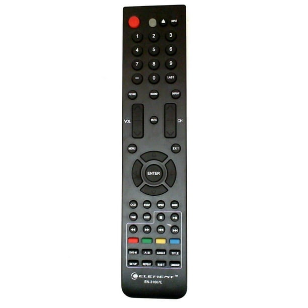Element EN-31607E Remote for ELEMENT TV ELCHS192, ELCHW261, ELCHS262