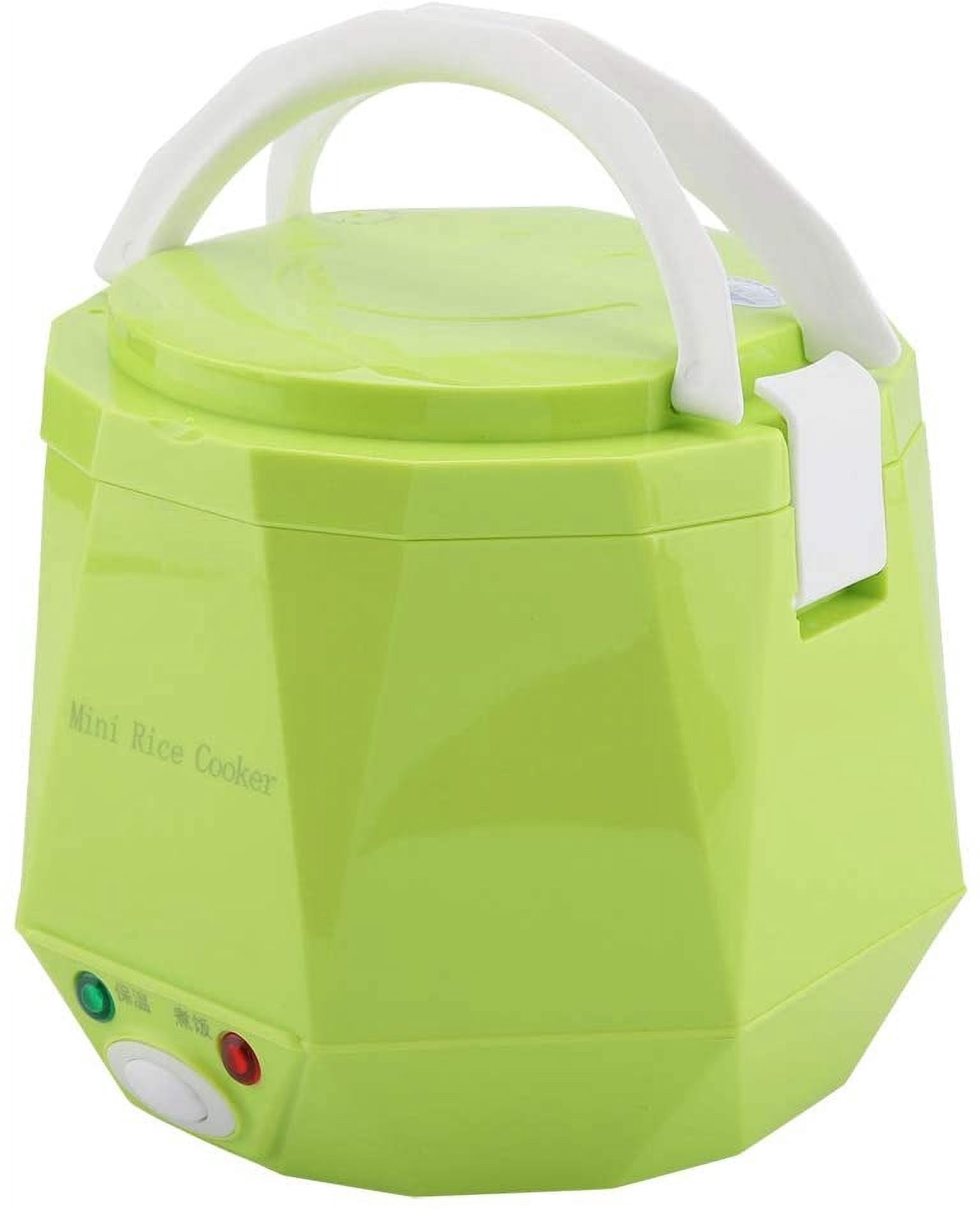Travel Rice Cooker 1.3L Portable 12V Electric  Pot Non-Stick Steamer for Car Camping Outdoor Cooking