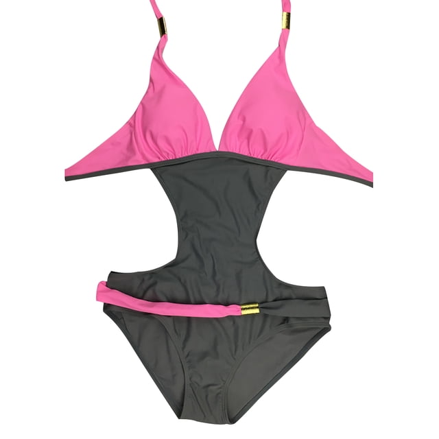Toystoory estilo Push Up de retales, traje de baño para mujer, traje de baño Sexy para fiesta de verano Traje de baño rosa gris XXG