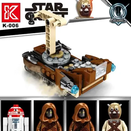 Fighter X Model Assembled Building Blocks Action Figure Mandalorian Troops Cartoon Bricks Toys Children Kids Gifts