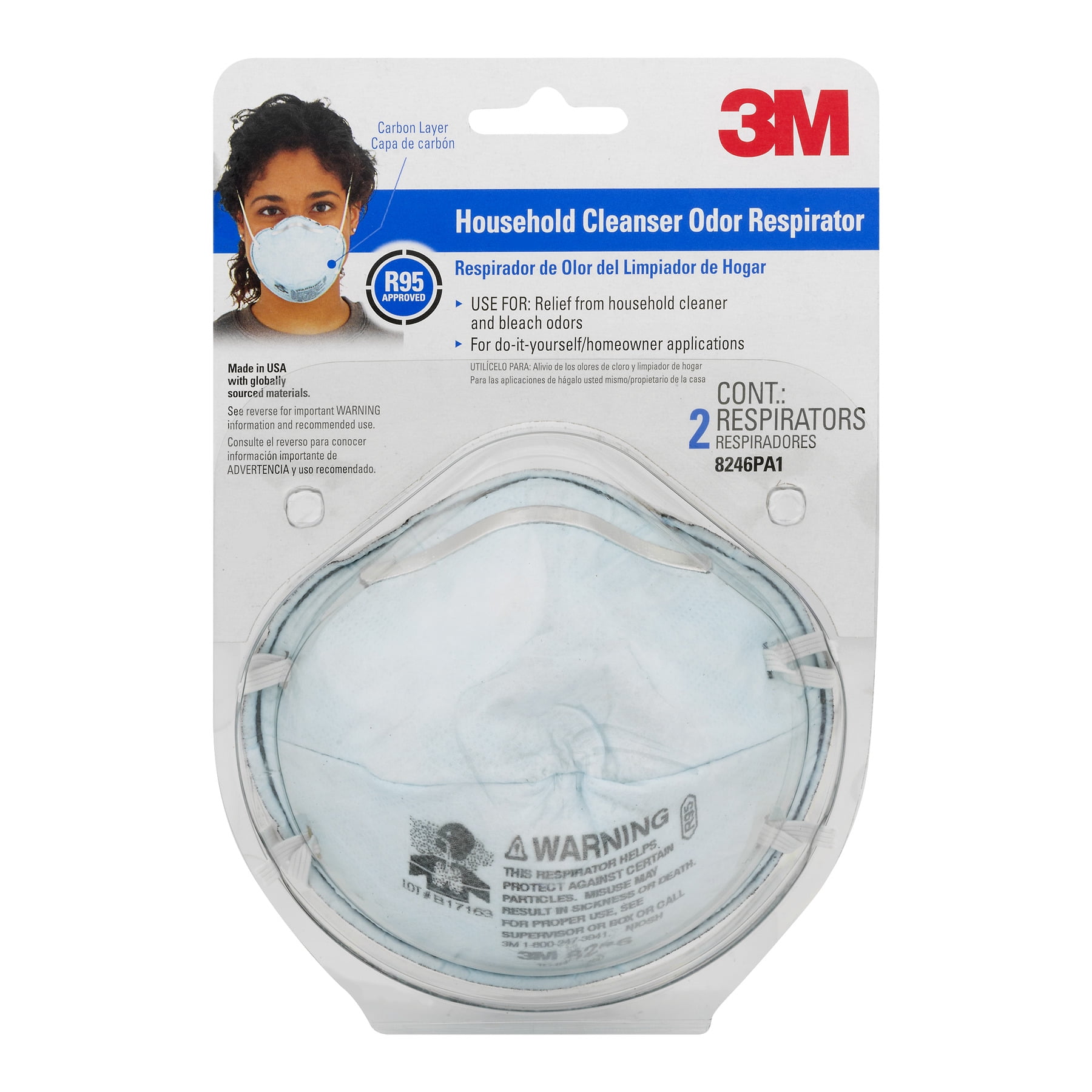 3M Household Cleanser Respirator 2 CT2.0 CT by 3M