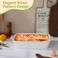 thumbnail image 2 of Baking Dish for Oven Casserole Dishes Bakeware Set With Ramekin Ceramic Lasagna Pan 9&Atilde;12.8 Inch Large Deep Baking Dishes Recta, 2 of 7