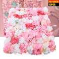 thumbnail image 5 of 12x Rose Artificial Flower Wall Panel Background Bouquet Floral Panel For Wedding Party Decor, 5 of 15