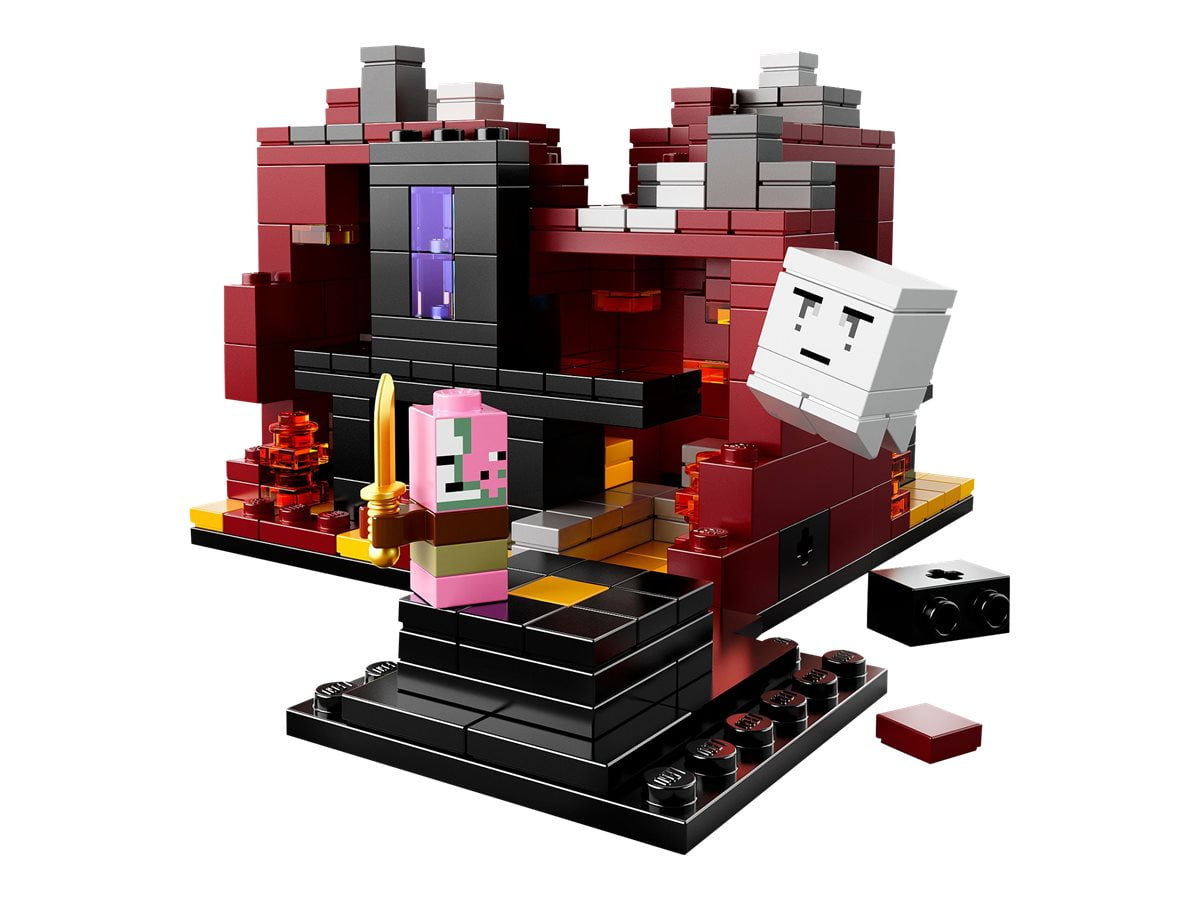 lego minecraft nether