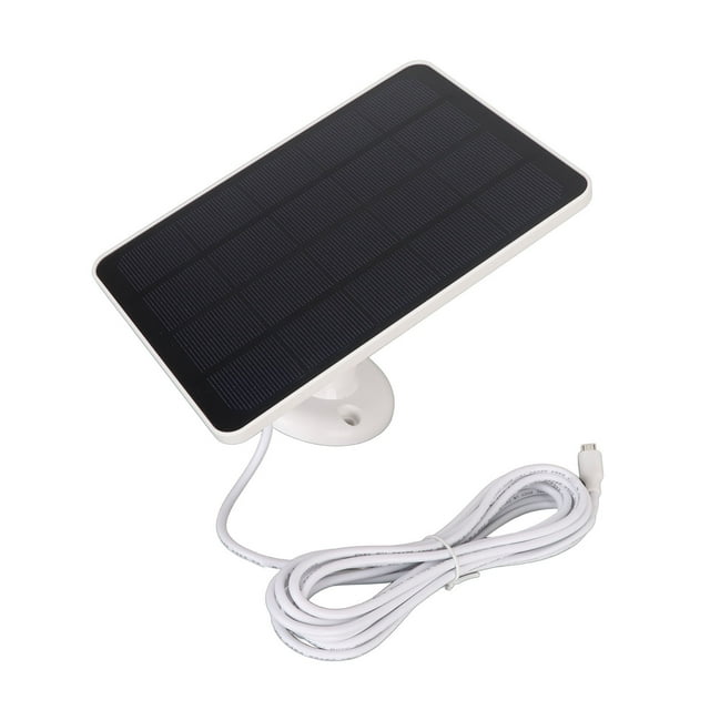Paneles Solares, panel Solar para cámara de Seguridad Panel Solar Cargador Anillo Cámaina Panel Solar Cámaina Panel exterior exterior Solar 5V 4W Alta Eficiencia Para Micro USB