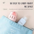 thumbnail image 4 of Portable Breathable Proof Powder Puff Storage Box | Capsule Design | Transparent ABS Cover Functions as Drying Rack | Ventilated | Compact | Easy Clean | 6x6x9cm | 1 Pack, 4 of 8