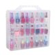 thumbnail image 1 of Caja de soporte para carrito de pegamento de uñas de 48 rejillas, botellas de esmalte de doble ca Irfora Estuche de almacenamiento, 1 of 7