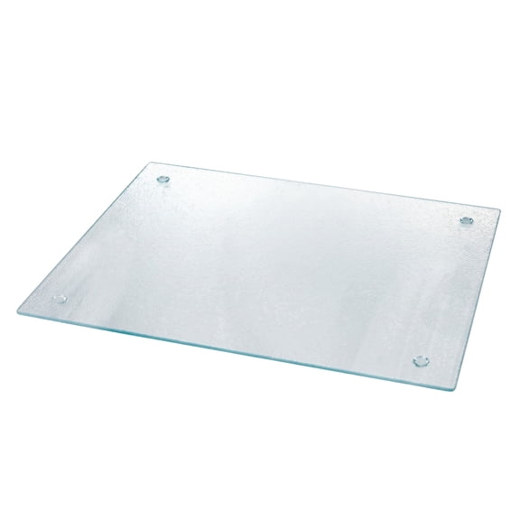 Creative Home Tempered Glass Non-Slip 11" x 14" x 0.2" Cutting Board