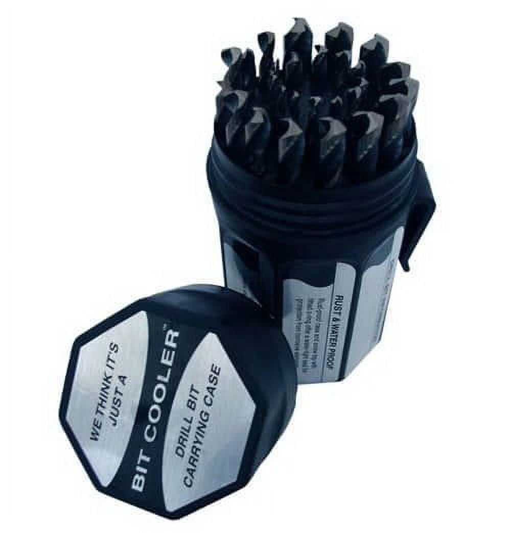 1/16"-1/2"x32nds 15  Piece HSS Jobber Length Drill Set, Qualtech, DWD15J-SET