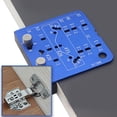 thumbnail image 4 of Precise 35mm/26mm Hinge Hole Positioning Locator and Shelf Pin Jig Aluminum Alloy Tool Suitable For Woodworking Projects, 4 of 8