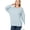 ASH BLUE, variant on Zenana Women & Plus Basic Long Sleeve Round Neck Raglan Pullover Sweatshirts Top