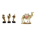 thumbnail image 1 of Estatuas de resina de pensadores y figuras de camellos. Esculturas de arte abstracto para estantería de oficina, sala de estar, entrada o decoración d, 1 of 8