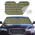 thumbnail image 2 of Kdxio Green Snake Print Windshield Sun Shade,UV Rays and Sun Heat Protection,Sunshade for Car Windshield,Car Shade Front Windshield -, 2 of 6