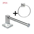 thumbnail image 1 of Matsuzay Toallero de baño de acero inoxidable, estante de almacenamiento, toallero de baño pulido montado en la pared, riel para ropa, suministros de Juegos de accesorios de baño No.1 Matsuzay HA026480-01, 1 of 6