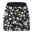 thumbnail image 5 of LEBONYARD Women's Versatile Yoga Skort,Women Solid Color Bottom Pants Floral Skirt Medium Waist Skirt Pants Sports Shorts Bottom Skirt Black XXL, 5 of 5