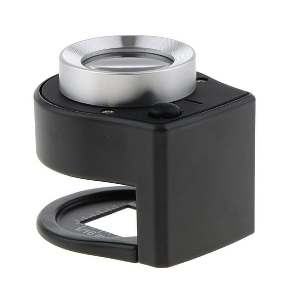 Double Optical Lens 30X Magnification LED Currency 30X